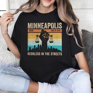 Minneapolis 2026 Justice T-Shirt, Social Activist Graphic Tee